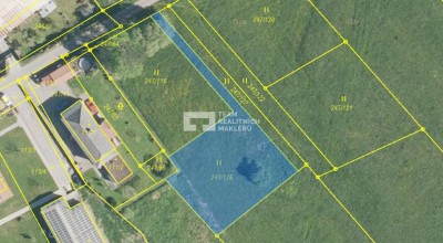 Stavební pozemek o výměře 1 048 m2, Černá v Pošumaví