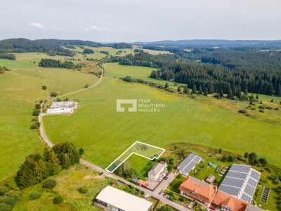 Stavební pozemek o výměře 1 048 m2, Černá v Pošumaví