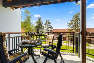 Apartmán o dispozici 3+kk s balkonem přímo na Lipně